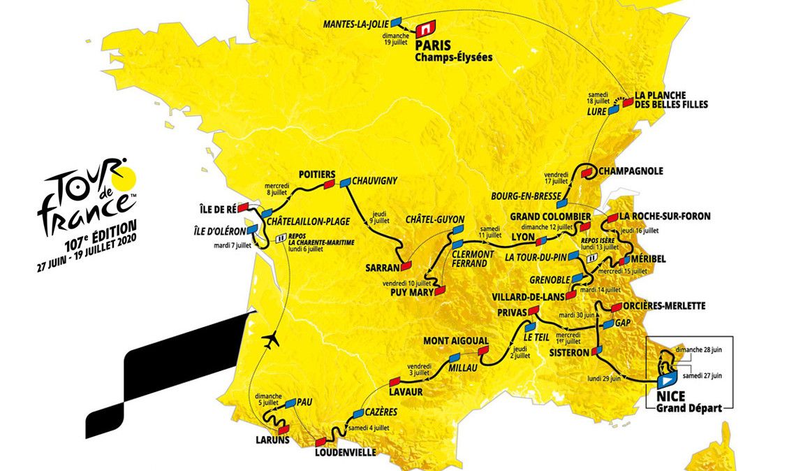 Tour 2020 terá um percurso com muita montanha e pouco contrarrelógio