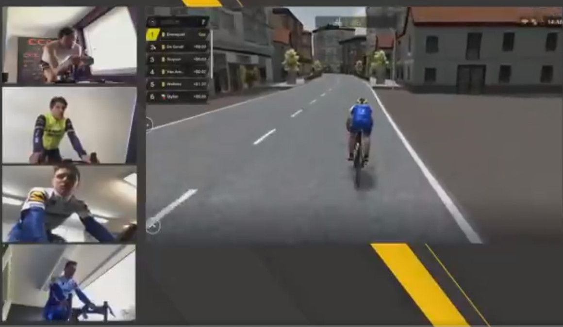 Chuva de estrelas para o Tour de Flandres virtual