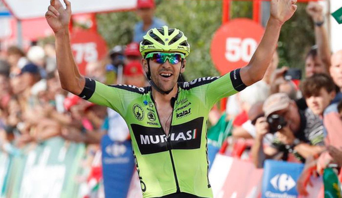 Mikel Iturria estreia o seu palmarés com uma vitória na Vuelta após uma fuga