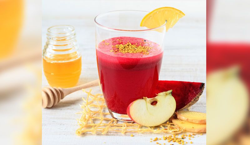 “EPO vegetal”: Batido de beterraba com maçã e gengibre
