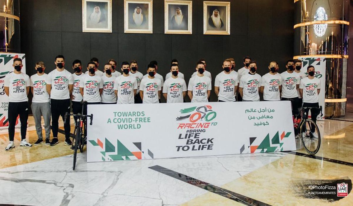 Rui Costa, bem como o restante plantel da UAE Emirates já foram vacinados contra a Covid