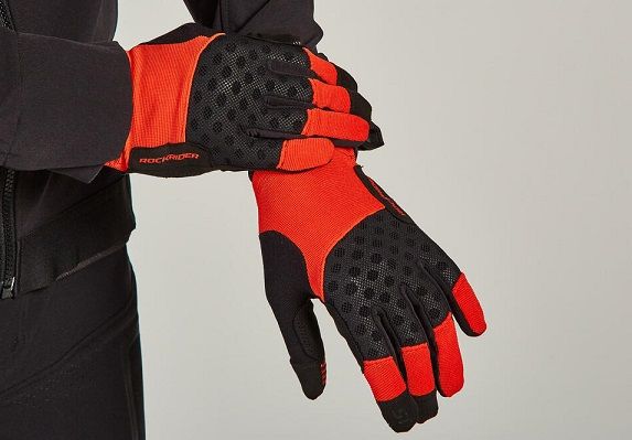 TESTE luvas de BTT Rockrider ST 500