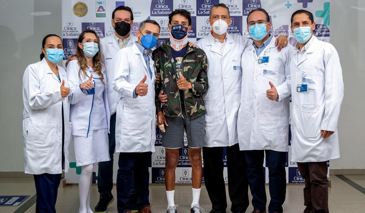 Egan Bernal recebe alta e vai continuar a recuperação em regime de ambulatório
