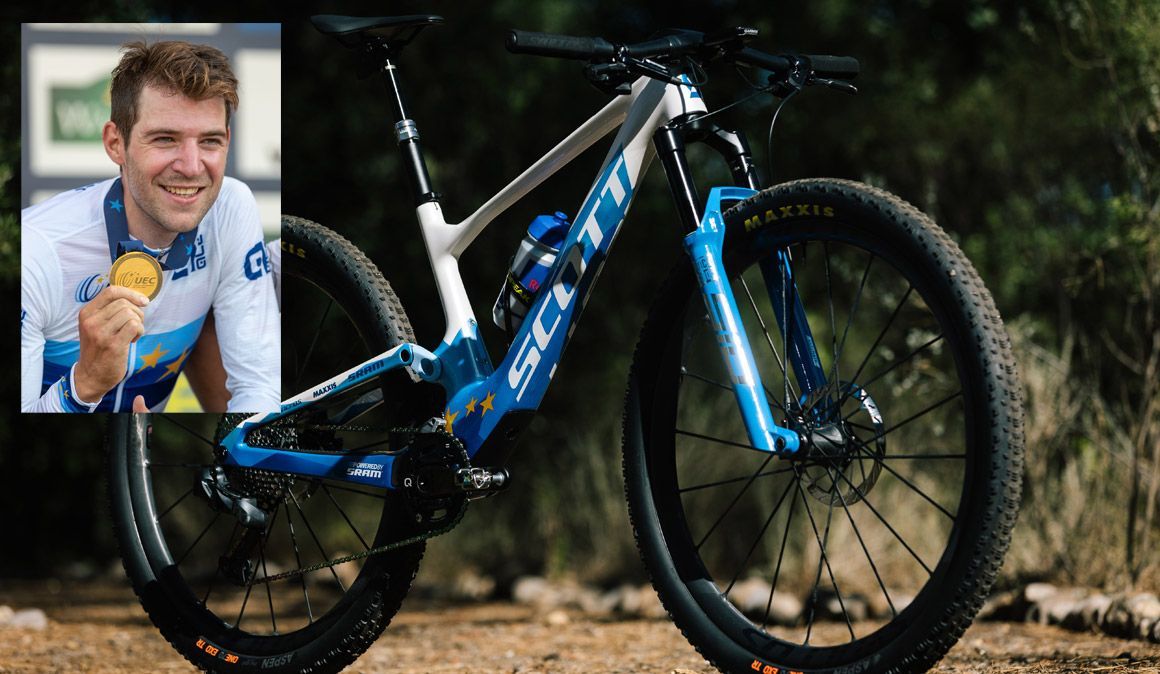 Lars Forster já recebeu a sua Scott Spark RC personalizada