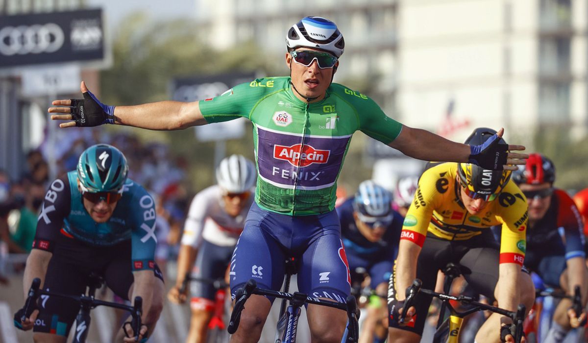 Dobradinha de Jasper Philipsen no UAE Tour, Pogacar ainda lidera