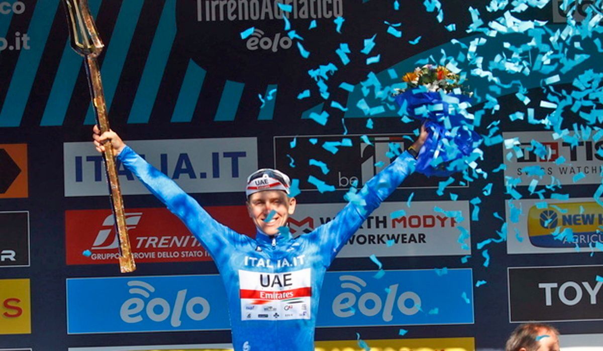 Pogacar continua a liderar o ranking UCI, João Almeida é 11º