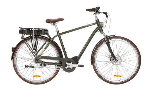 bicicleta eletrica de cidade elops 920 e quadro alto