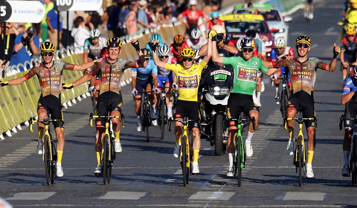 Jumbo Visma, a equipa que mais dinheiro ganhou em prémios no Tour