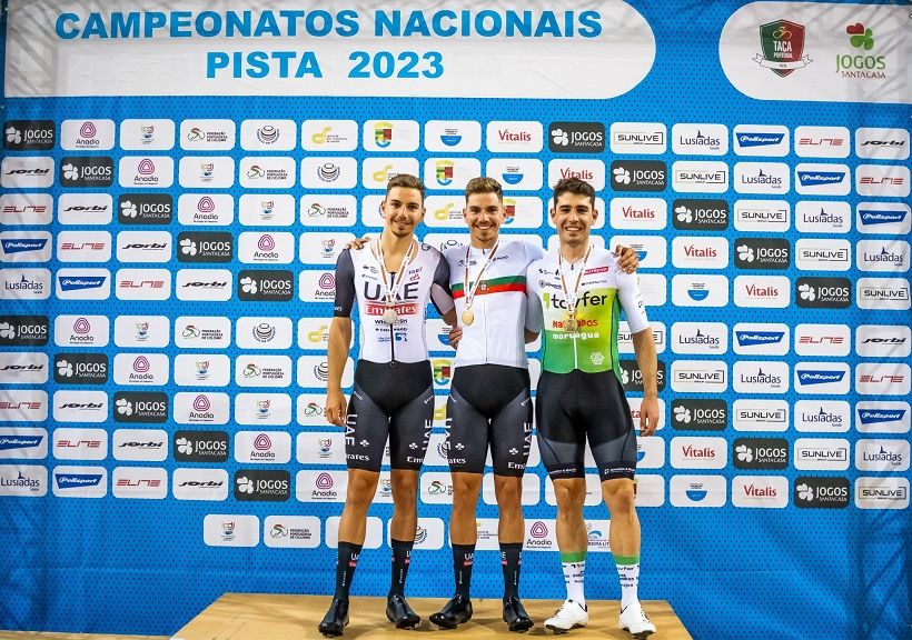 Rui Oliveira e Maria Martins campeões nacionais de omnium