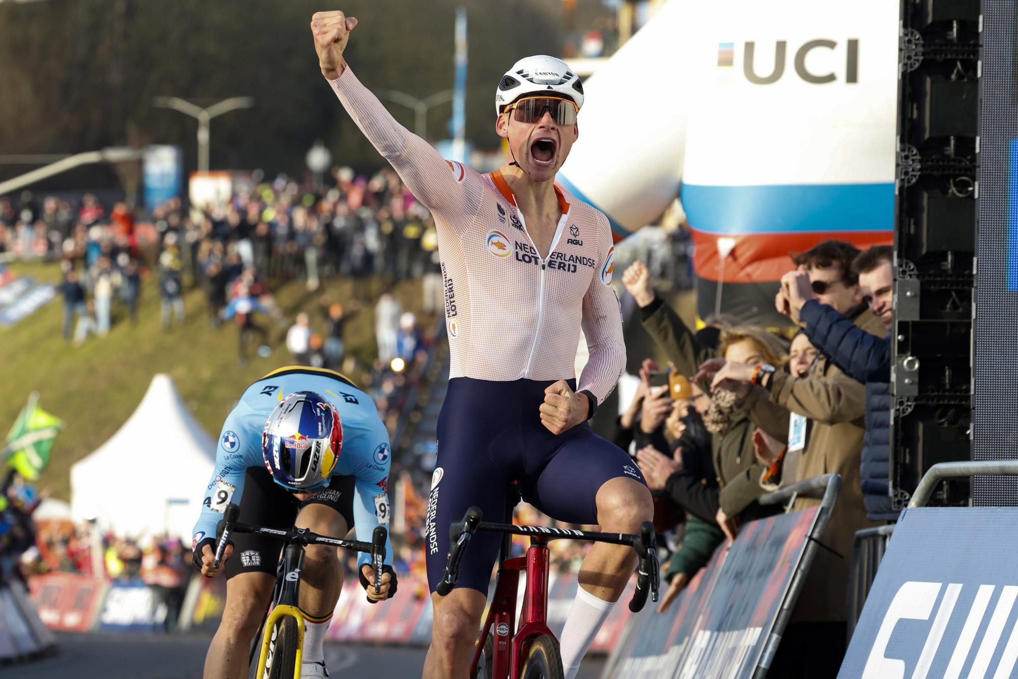 Mathieu van der Poel, campeão do mundo de ciclocrosse