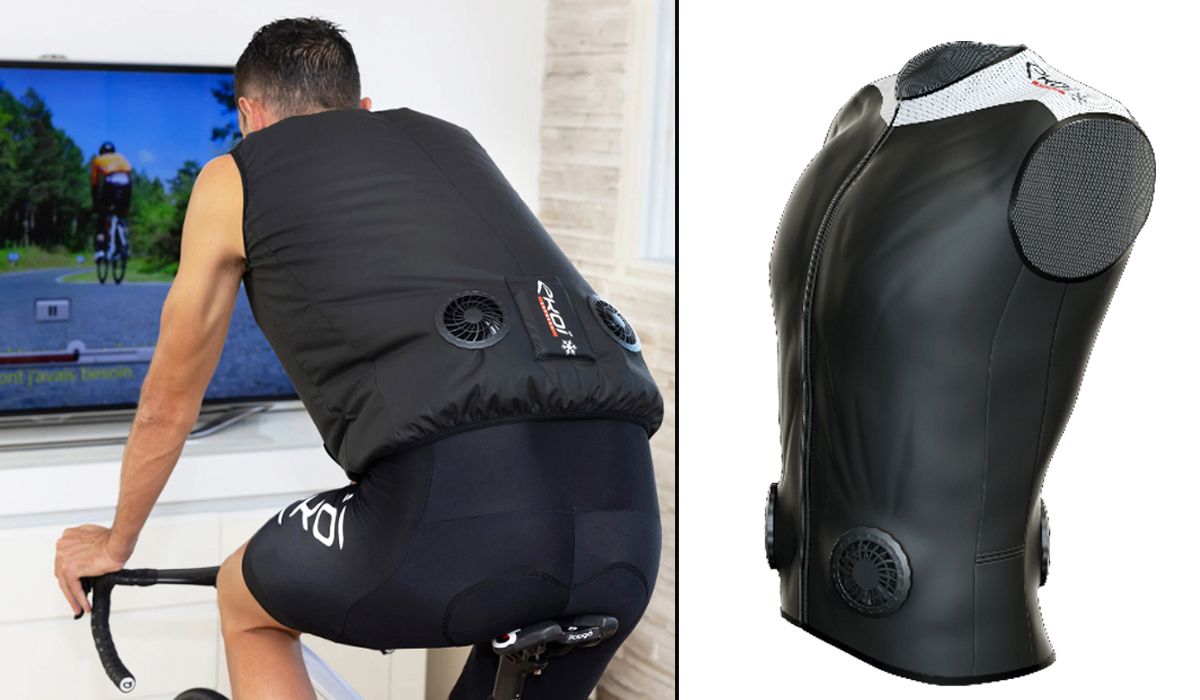 EKOÏ apresenta o colete termorregulador Refresh para ciclismo indoor