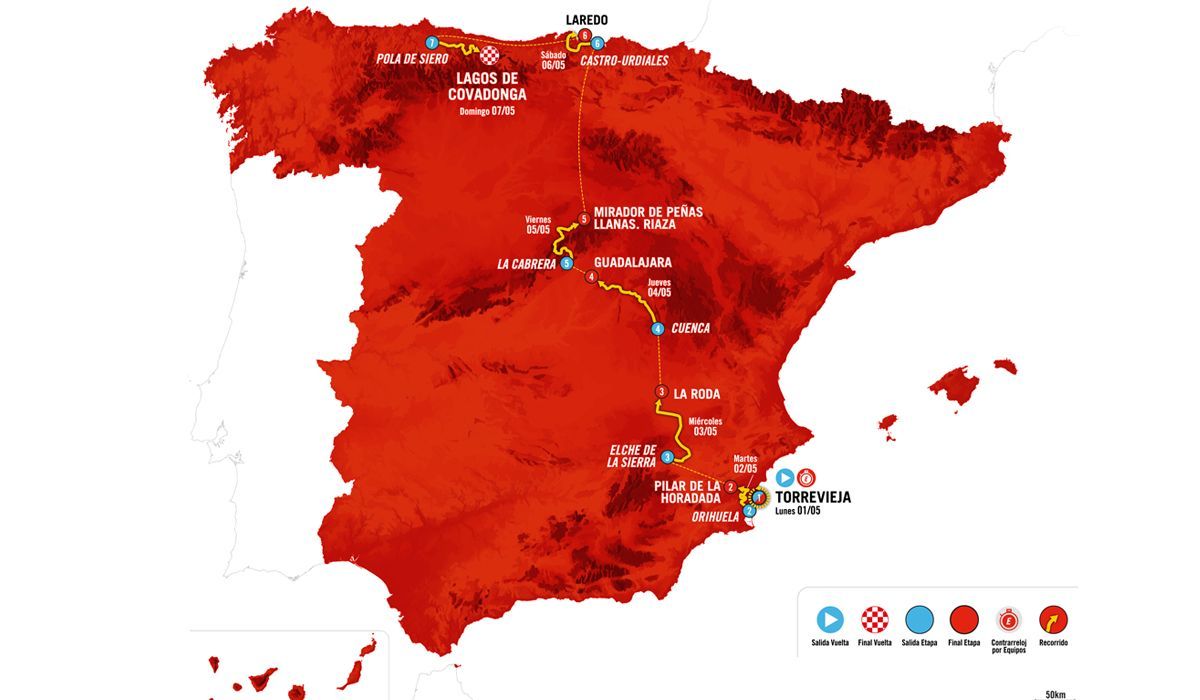 Já é conhecido o percurso da Volta a Espanha feminina 2023