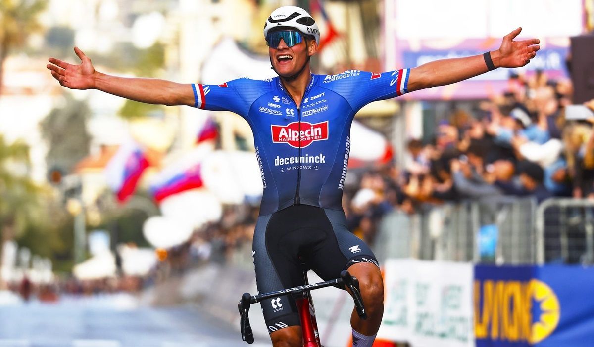 Van der Poel imbatível em San Remo