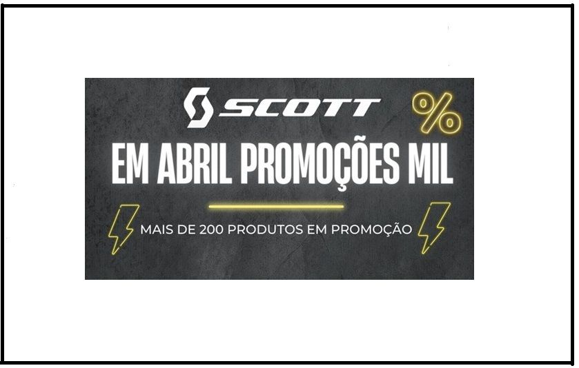 Scott Portugal está com promoções que chegam aos 50%