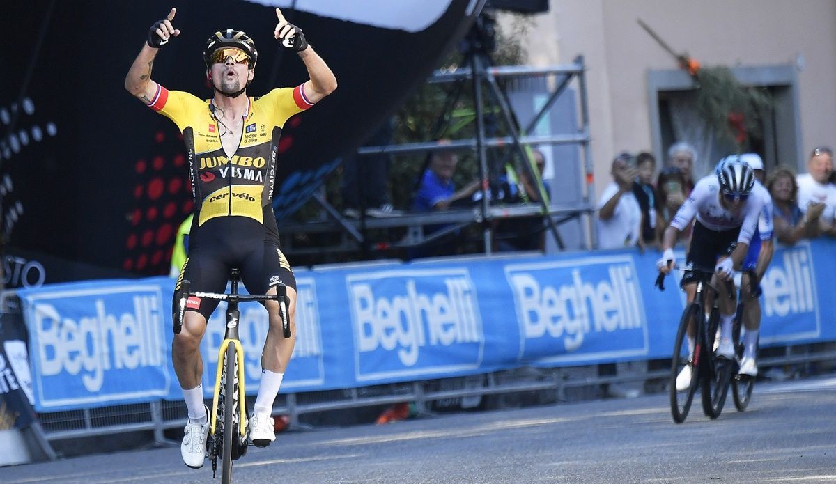 Roglic bate Pogacar no Giro dell´Emilia