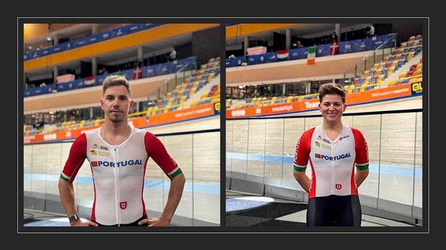 Rui Oliveira e Maria Martins em quinto lugar no Europeu de pista