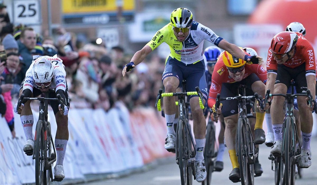 António Morgado ficou a centímetros de ganhar a clássica Le Samyn