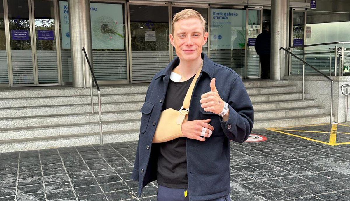 Jonas Vingegaard já saiu do hospital