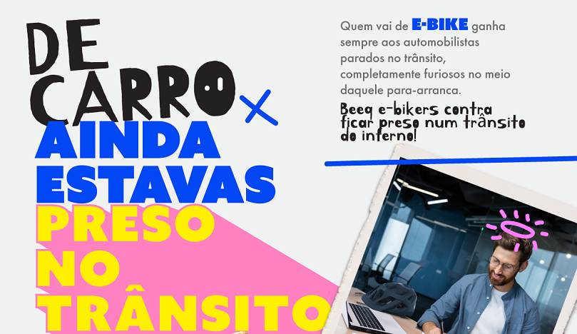 BEEQ lança a campanha E bikers contra os maus hábitos