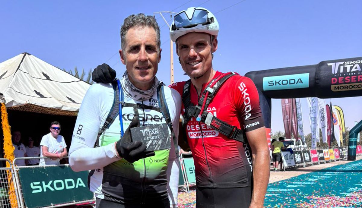 Luis León Sánchez ganhou a Titan Desert com a ajuda de Miguel Indurain