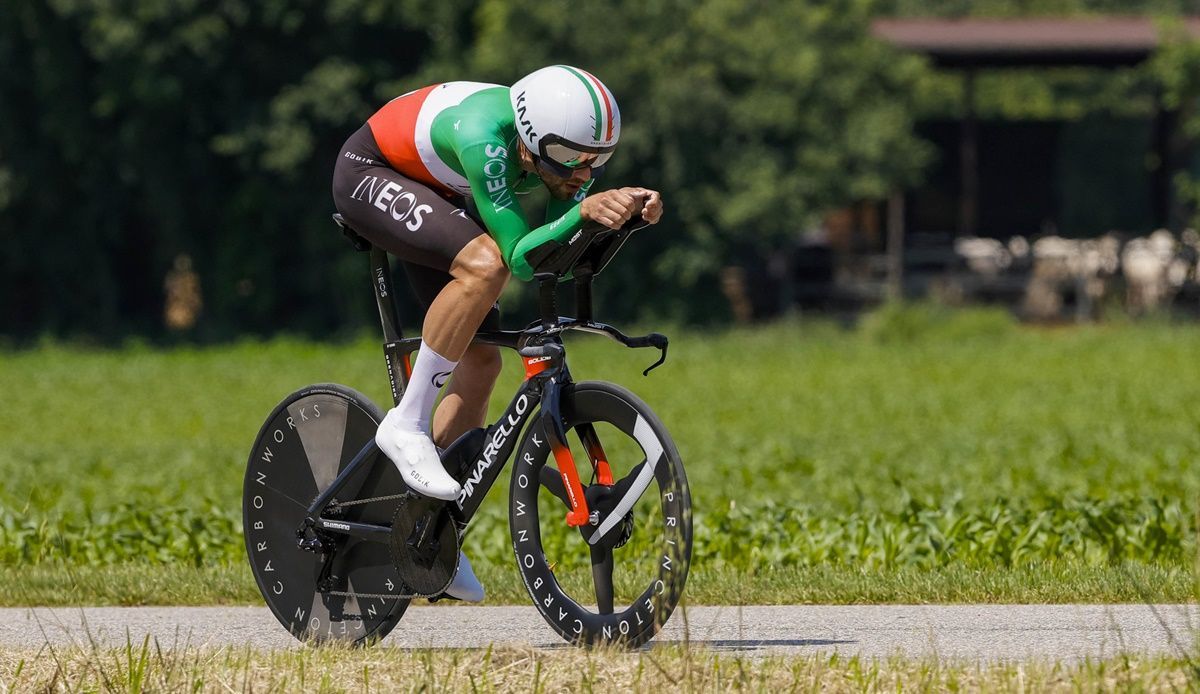 Ganna vence o segundo crono do Giro