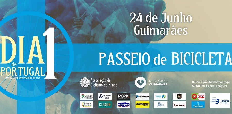 Estão abertas as inscrições para o passeio de bicicleta Dia 1 de Portugal