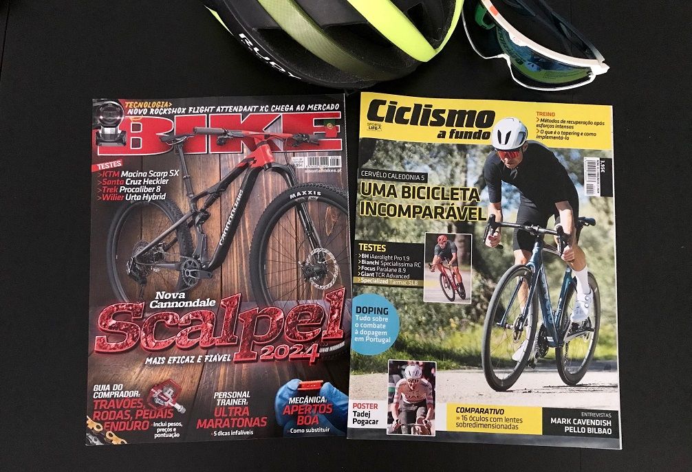 Tanto a revista BIKE como a Ciclismo a fundo são líderes em Portugal