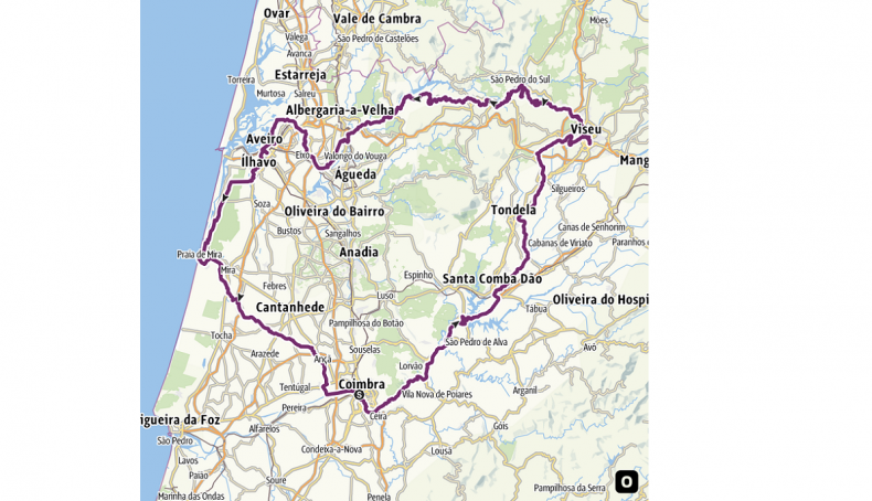 Mapa do percurso Mapa do percurso