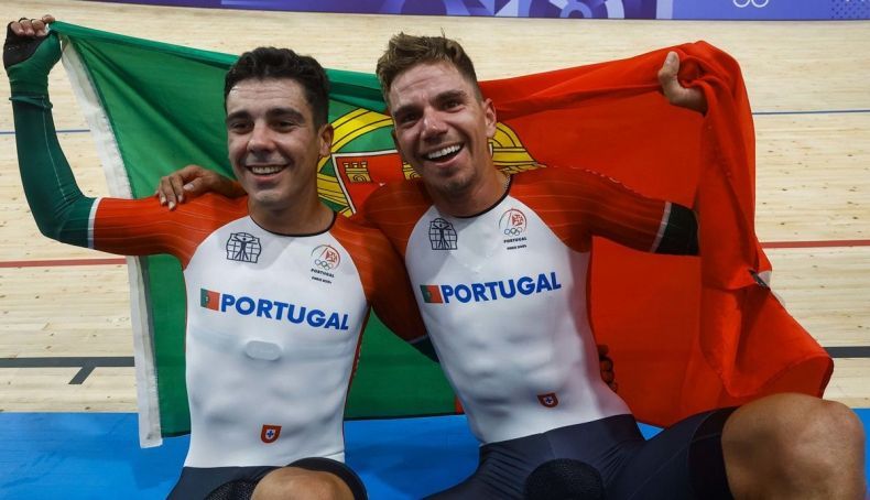 Iuri Leitão e Rui Oliveira ganham a medalha de ouro em madison