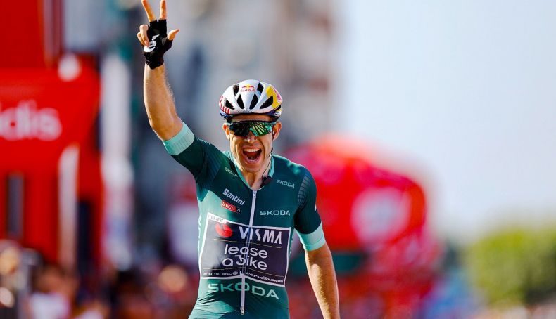 Van Aert dá espetáculo na Volta a Espanha