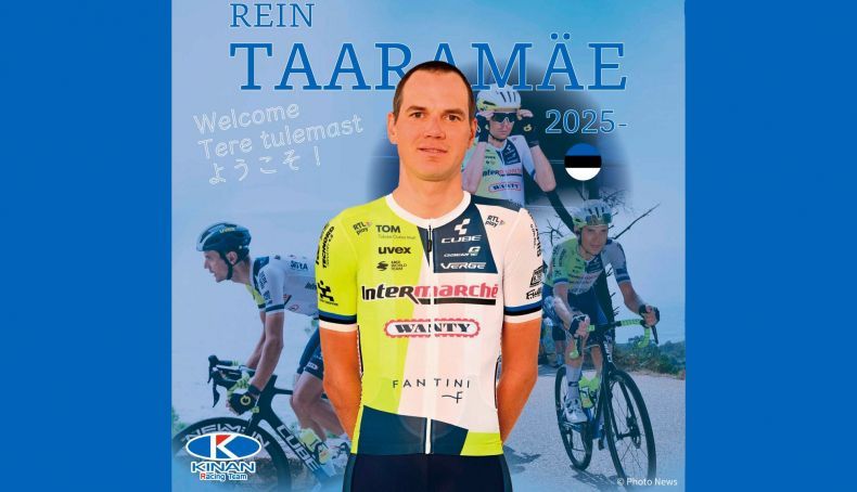 Taaramäe deixa o WorldTour e assina pela continental japonesa Kinan Racing Team