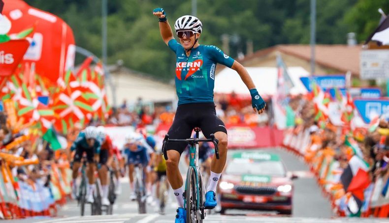 Kern Pharma volta a dar espetáculo em dia desastroso para Mikel Landa