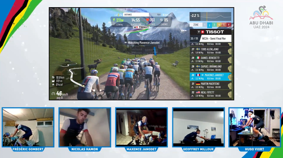 Portugal sem representantes nas semifinais dos Campeonatos do Mundo de ciclismo Esports UCI 2024