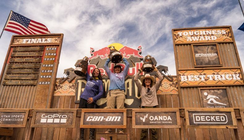 Robin Goomes venceu a primeira edição do Red Bull Rampage feminino