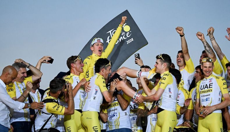 Pogacar e UAE Team Emirates, os grandes vencedores da temporada 2024