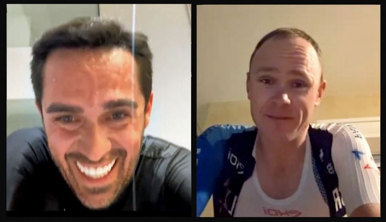 Contador bate Froome num confronto final que já ficou na história do ciclismo virtual