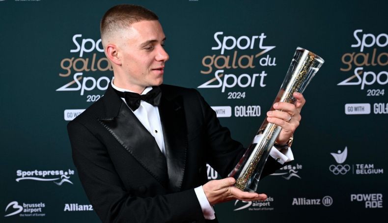 Evenepoel nomeado Desportista Belga do ano pela quarta vez