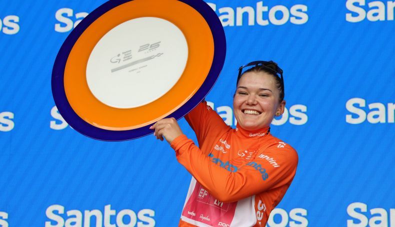Noemi Rüegg grava o seu nome na história do Tour Down Under