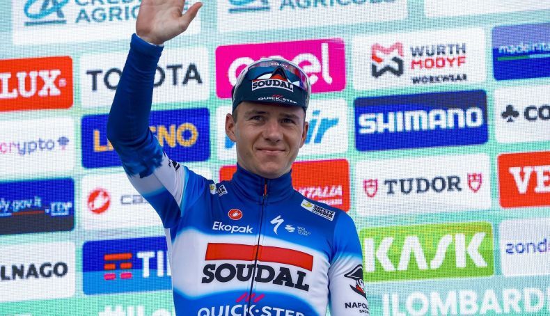 Evenepoel foi roubado por um carteiro