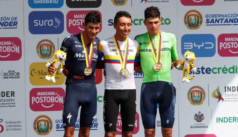Egan Bernal vence os Campeonatos colombianos de estrada e contrarrelógio