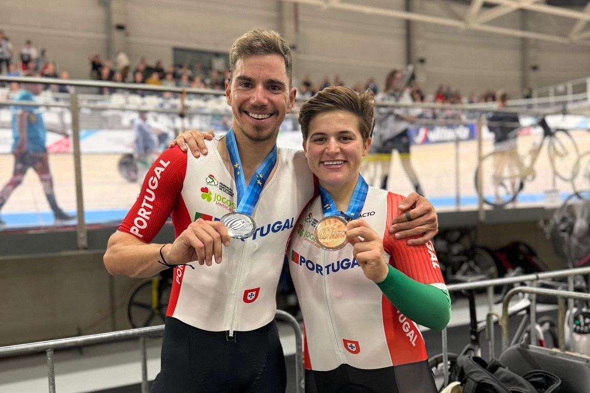 Rui Oliveira e Maria Martins arrecadam medalhas no Europeu de Pista