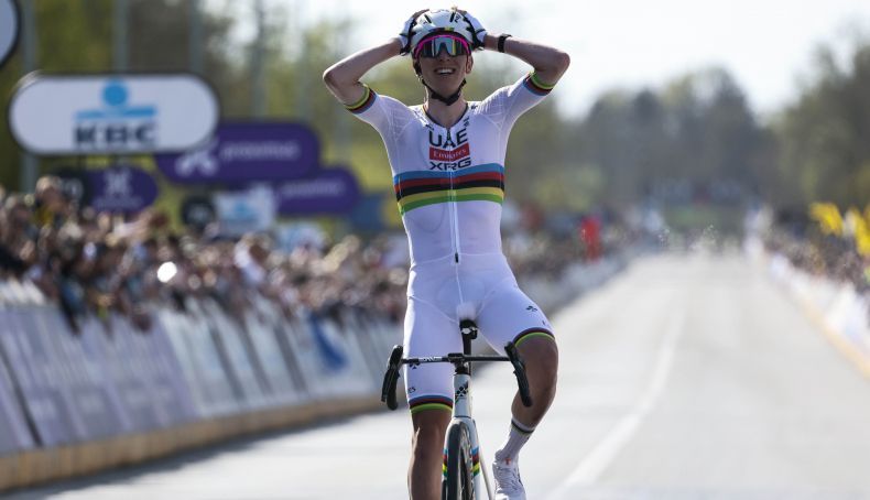 Tadej Pogacar vence o Tour de Flandres pela segunda vez
