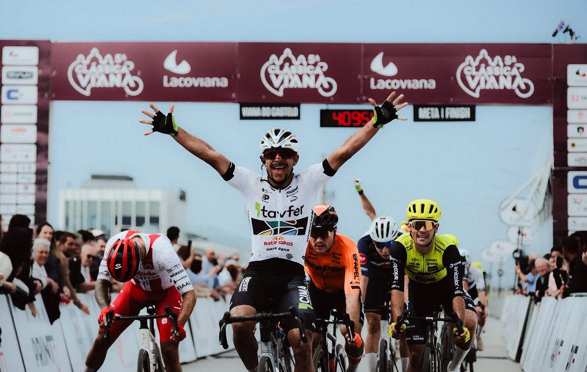 Leangel Linarez venceu a Clássica de Viana ao sprint