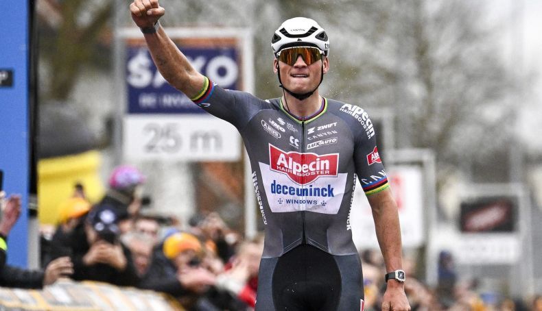 Espectador multado em 350 euros por cuspir em Van der Poel