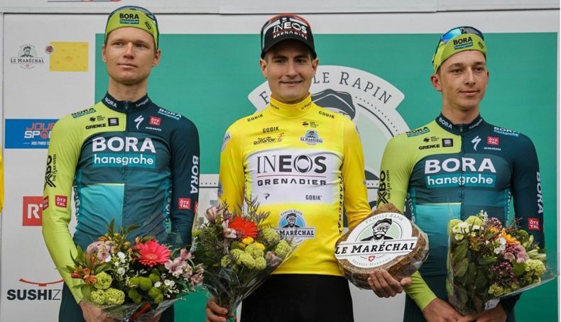 Carlos Rodríguez, Evenepoel e Almeida lutam pela vitória na Volta à Romandia