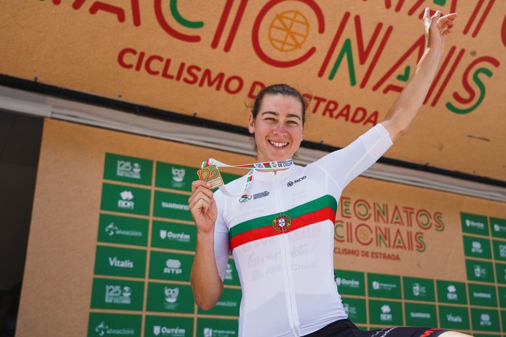 Daniela Campos revalidou o título de campeã nacional de estrada