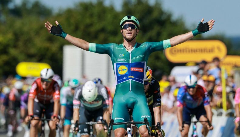 Jonathan Milan vence a oitava etapa da Volta a França