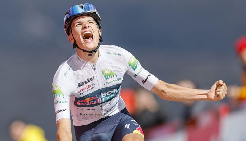 Pellizzari vence no Alto de Morredero em dia tranquilo para Almeida e Vingegaard