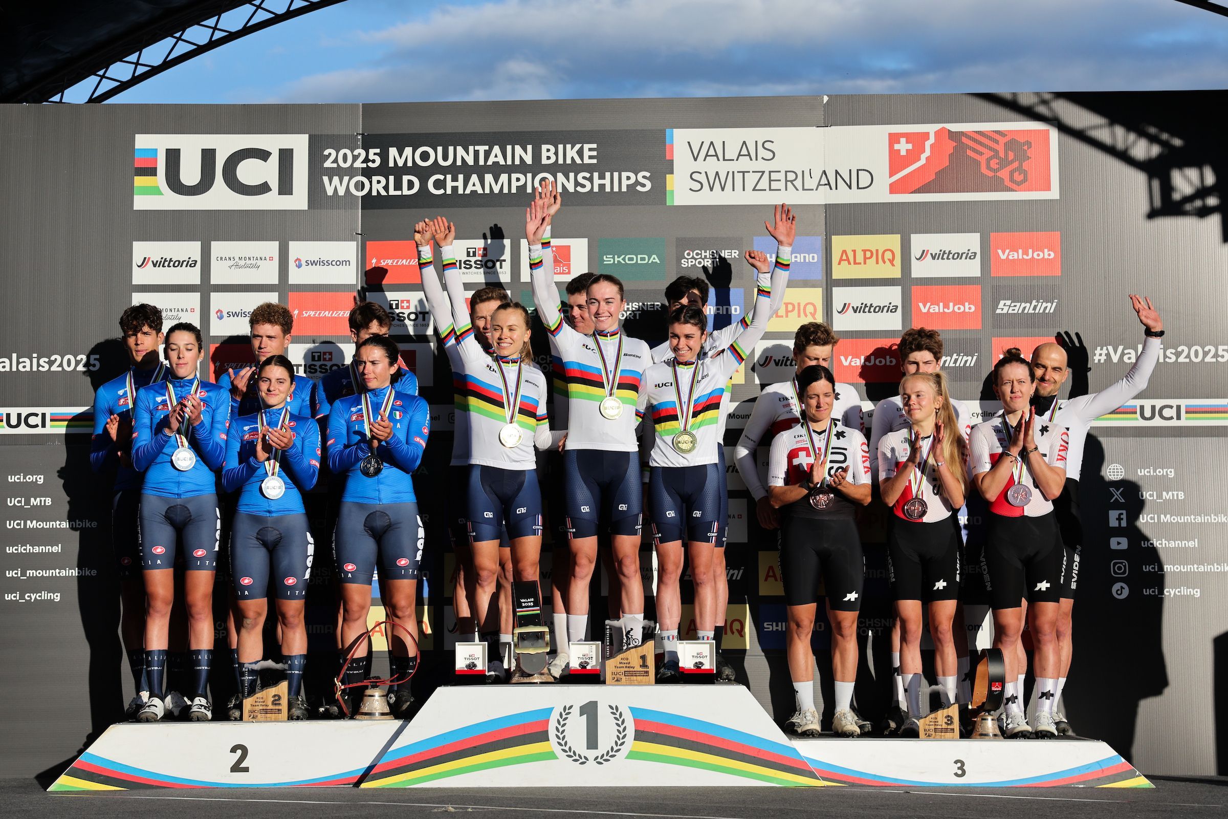 França venceu o Team Relay nos Campeonatos do Mundo de BTT