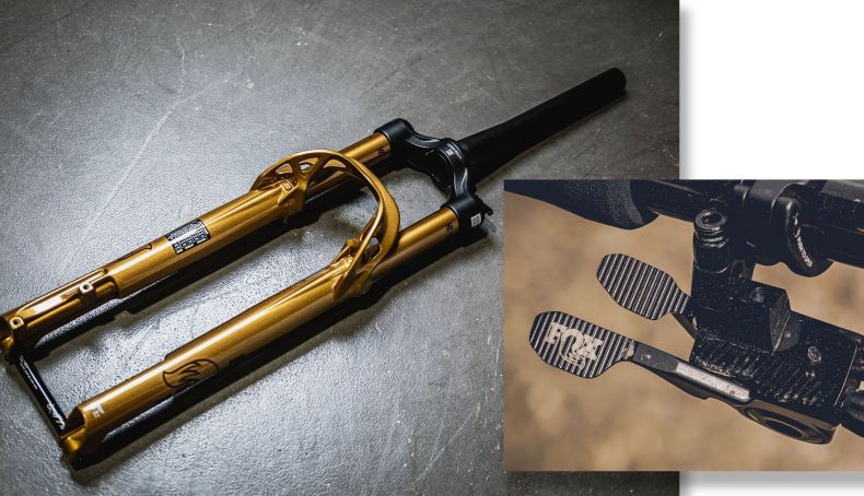 Testámos a suspensão FOX 32 Step Cast Gold e o comando remoto Twin Stick
